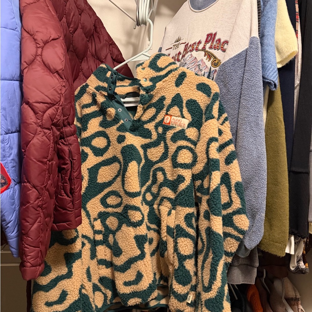 Yellowstone Geysers Trail High Pile Fleece Pullover